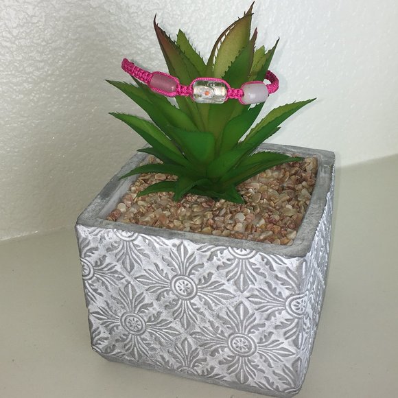 Handmade Chinese Knotting Bracelet W/ Glass Beads - Picture 2 of 8